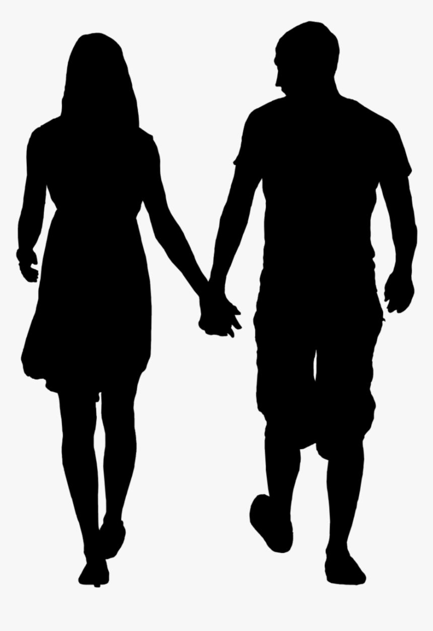 Couple Silhouette, HD Png Download