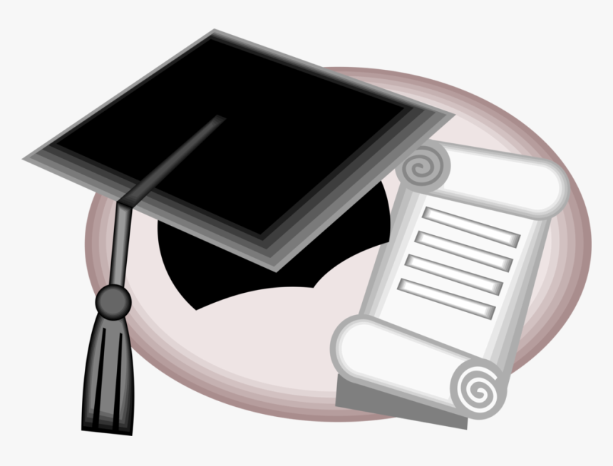 Vector Illustration Of Diploma Scroll Containing Writing - Graduation Diploma Scroll, HD Png Download