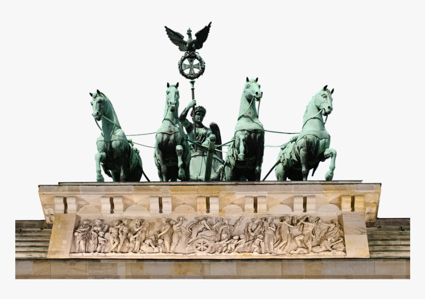 Germany, The Brandenburg Gate, Monument, Berlin - Puerta De Brandenburgo Detalles, HD Png Download