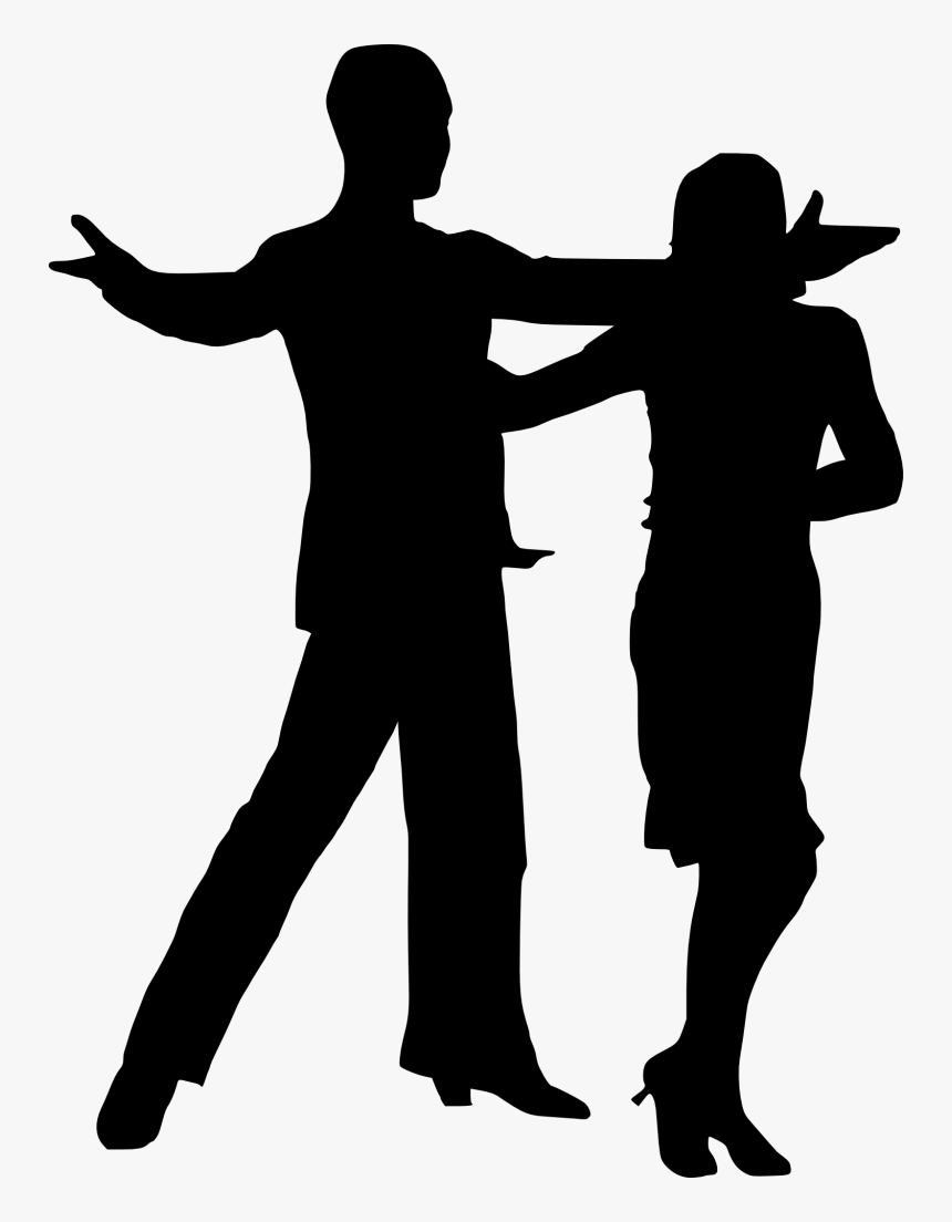 Dancing Couple Silhouette Png, Transparent Png