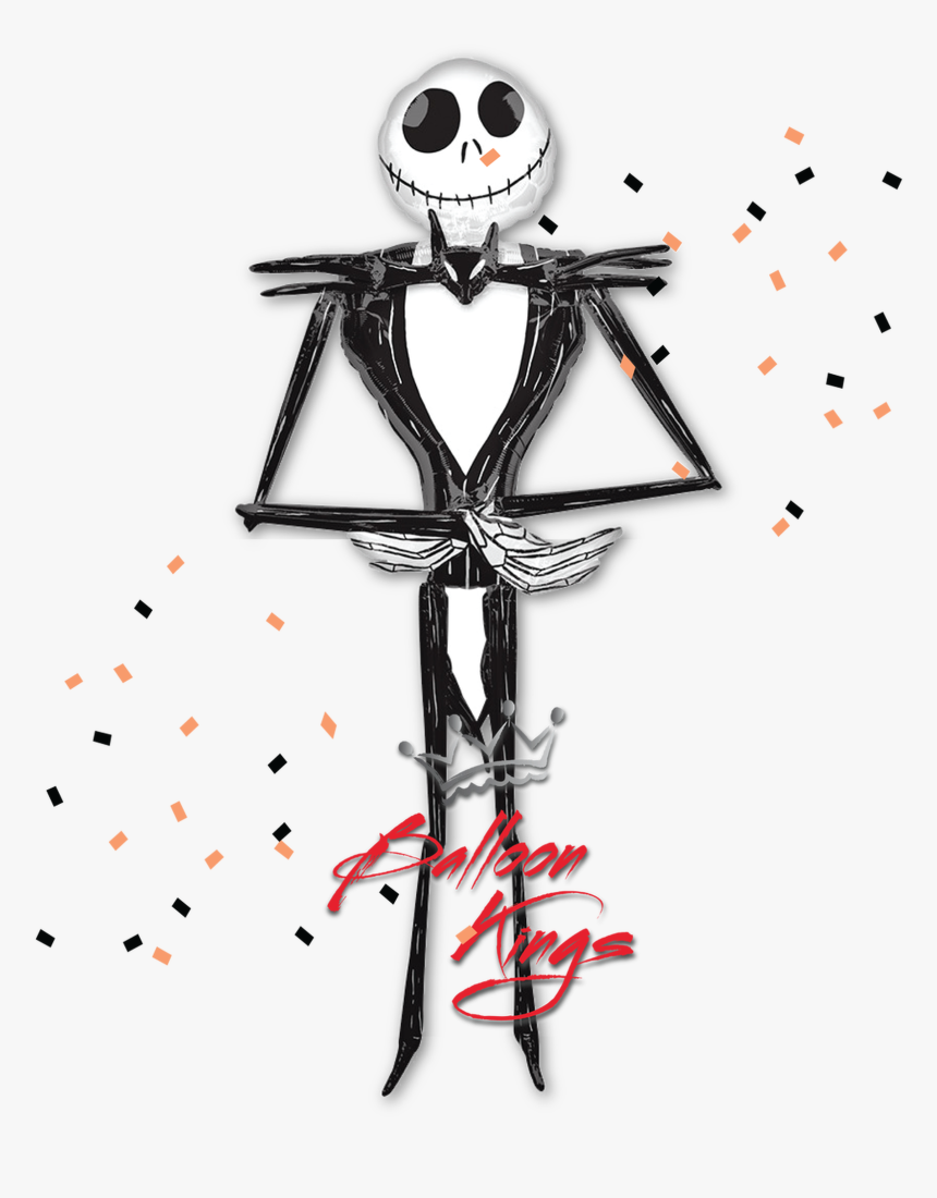 Jack Skellington Airwalker Nightmare Before Christmas Balloon Arch, HD Png Download