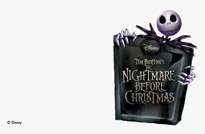 Tim Burton's Nightmare Before Christmas Logo Png, Transparent Png