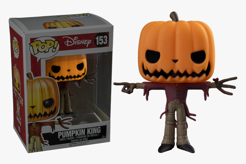 Nightmare Before Christmas Pumpkin King Glow Pop Vinyl - Nightmare Before Christmas Pumpkin King Pop, HD Png Download