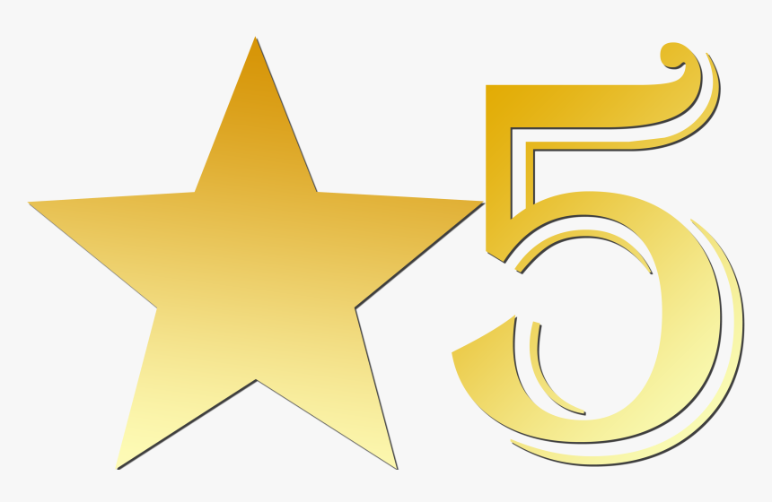 Star Clip Art - 5 Stars Clipart, HD Png Download