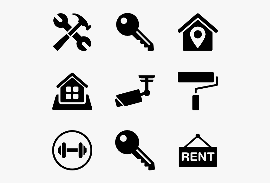 Real Estate - Taxi Icons, HD Png Download