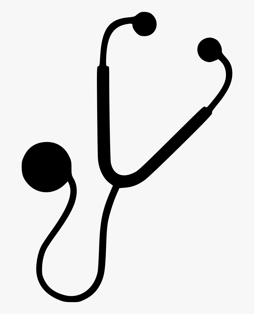 Stethoscope Png - Black Stethoscope Transparent Png, Png Download