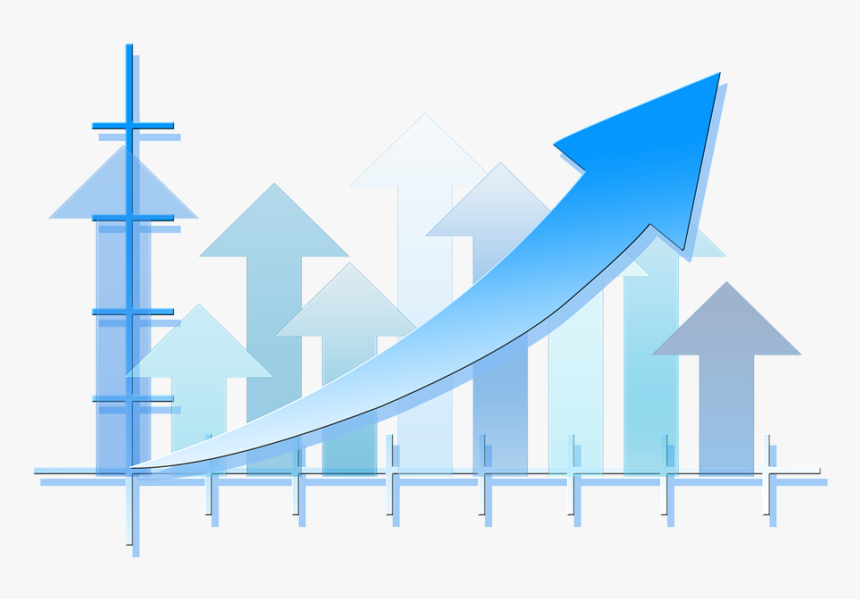 Estadísticas, Flechas, Tendencia, Economía, Negocios - Cost Estimator Clip Art, HD Png Download