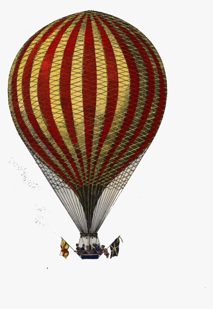 Vintage Hot Air Balloon Graphics - Civil War Era Hot Air Balloons, HD ...