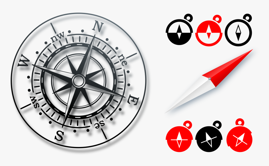 Various Praxis Pinterest - Blue Compass, HD Png Download