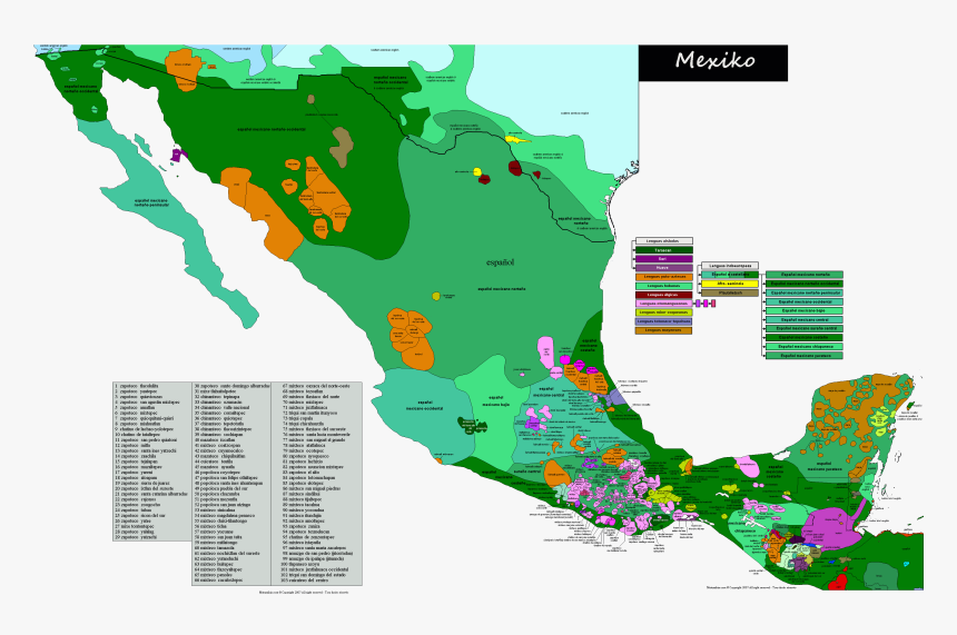 Mapa De Mexico Png, Transparent Png