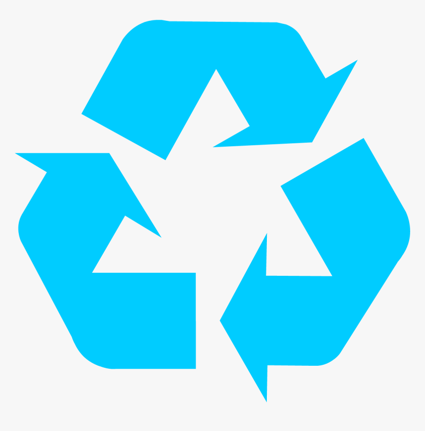 Recycling Symbol Icon Sol - Recycle Symbol Blue, HD Png Download