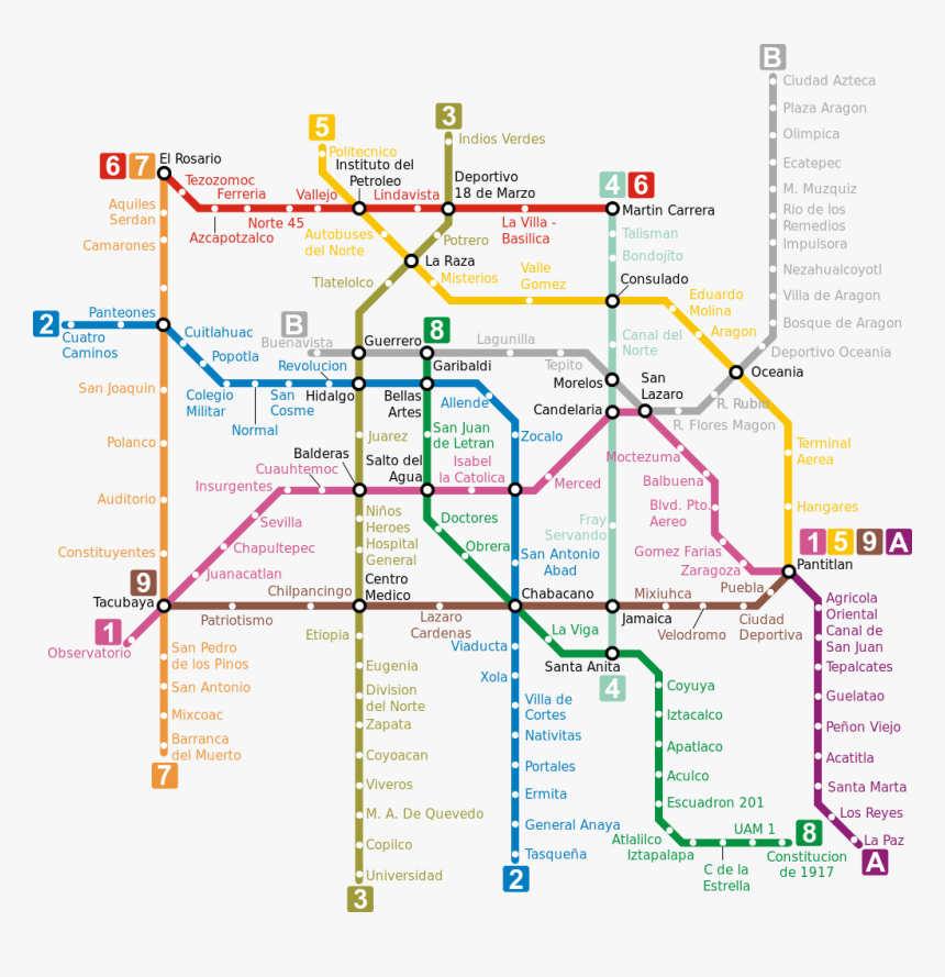 Metro Mexico City, HD Png Download