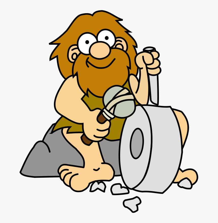 Caveman, Primeval, Primitive, Man, Person, Inventor - Caveman Clipart, HD Png Download