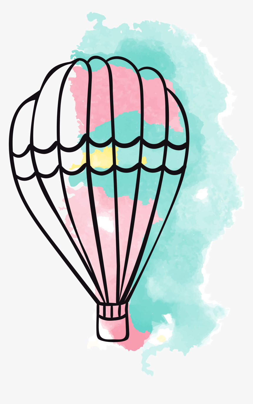 Banner Balloons Clipart Airplane - Balloon, HD Png Download