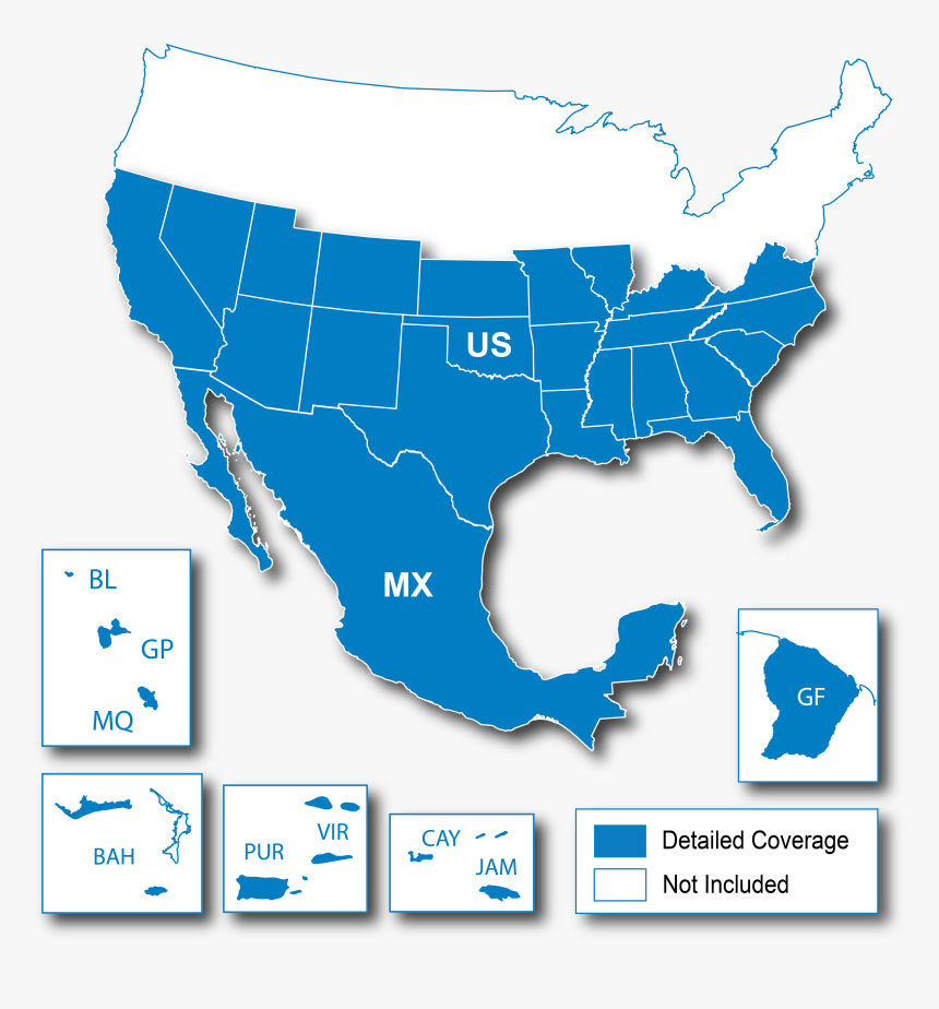 All North America Countries, HD Png Download