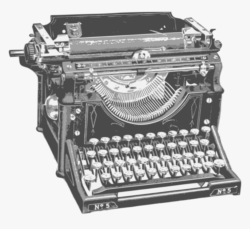 Office Equipment,office Supplies,typewriter - Typewriter, HD Png Download
