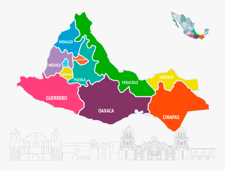 Acciones De Restauración - Oaxaca Guerrero Y Chiapas, HD Png Download