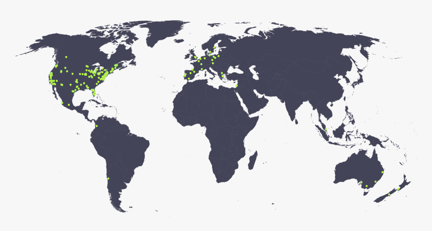 World Map Silhouette Png, Transparent Png