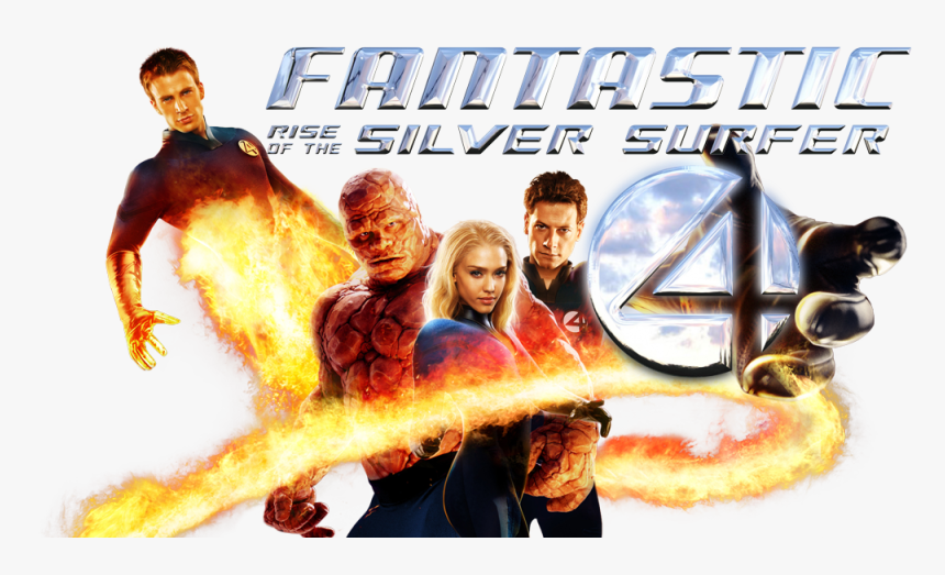 Fantastic Four Rise Of The Silver Surfer Png - Fantastic Four Rise Of The Silver Surfer 2007 Movie, Transparent Png