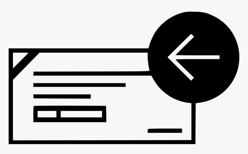 Return Cheque - Cheque Clearing Icon, HD Png Download