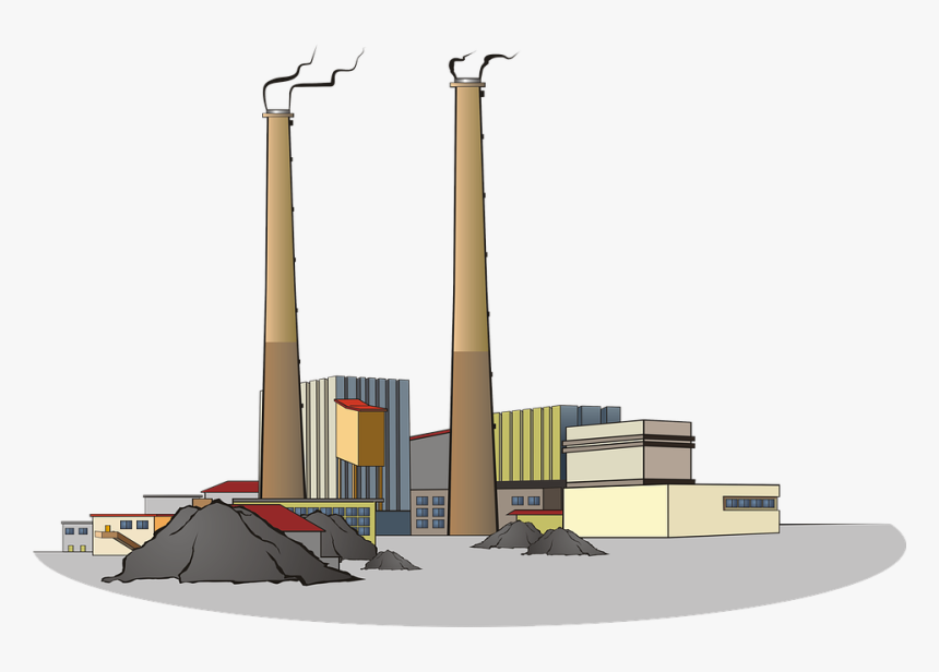Fábrica, Torre, Dibujo, Gráficos, Diseñador Gráfico - Graphics, HD Png Download