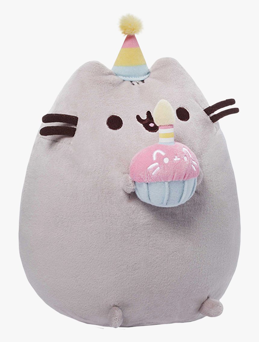 Pusheen Happy Birthday Plush, HD Png Download