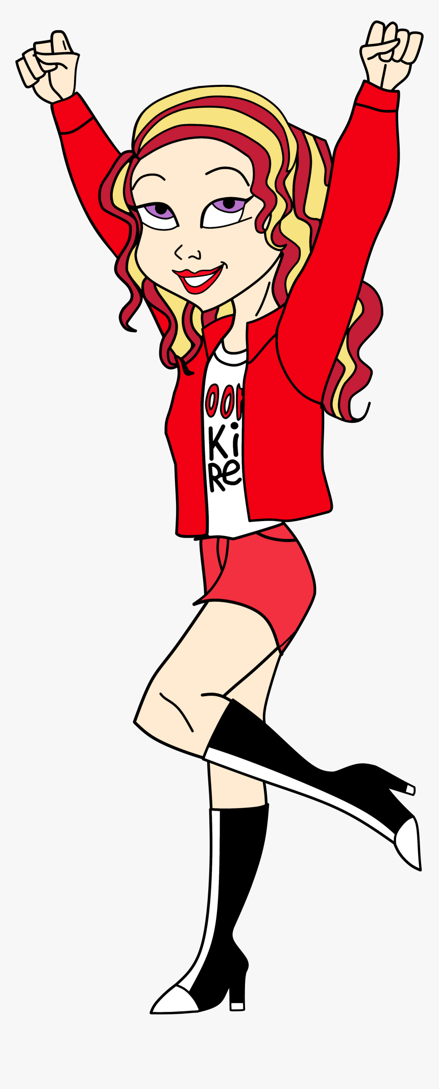 Destiny Claus - School Spirit - Cartoon, HD Png Download