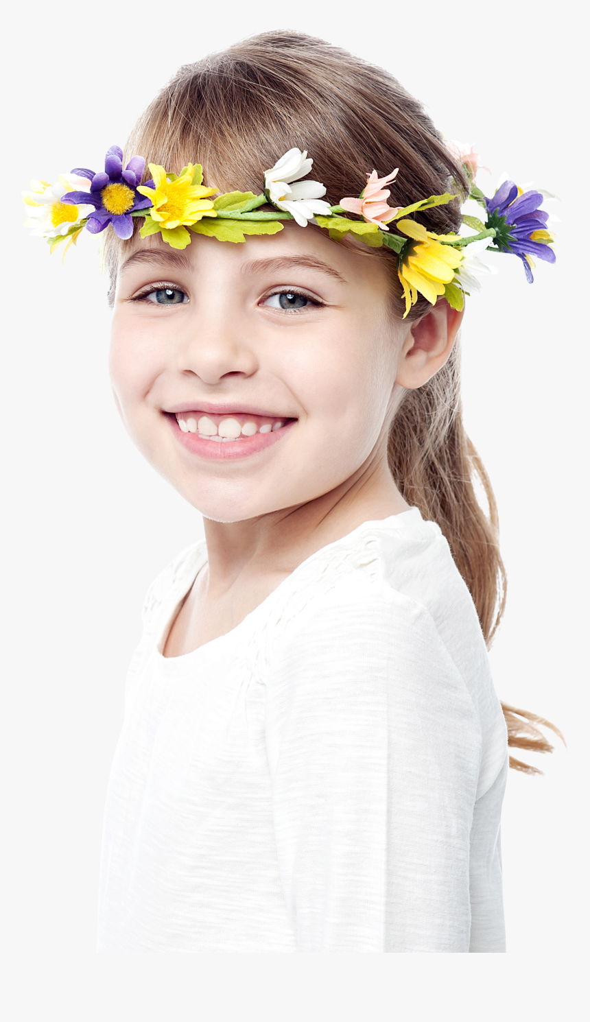 Headband Png -child Girl, Hd Png Download - Child, Transparent Png