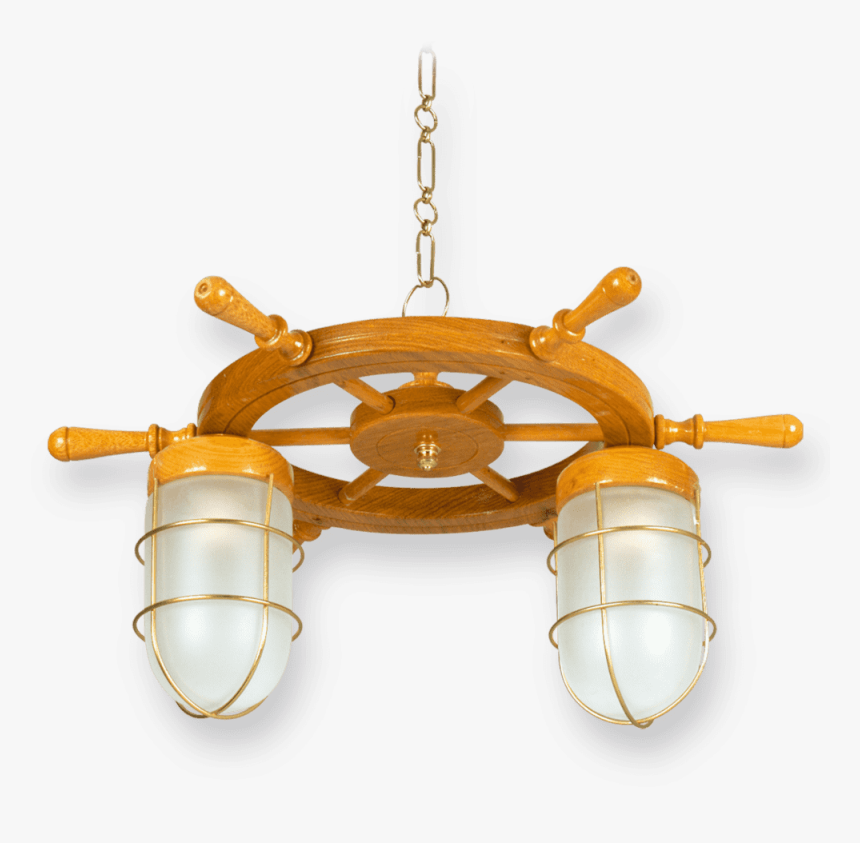 Lampara 3n Forma De Timon De Barco, HD Png Download