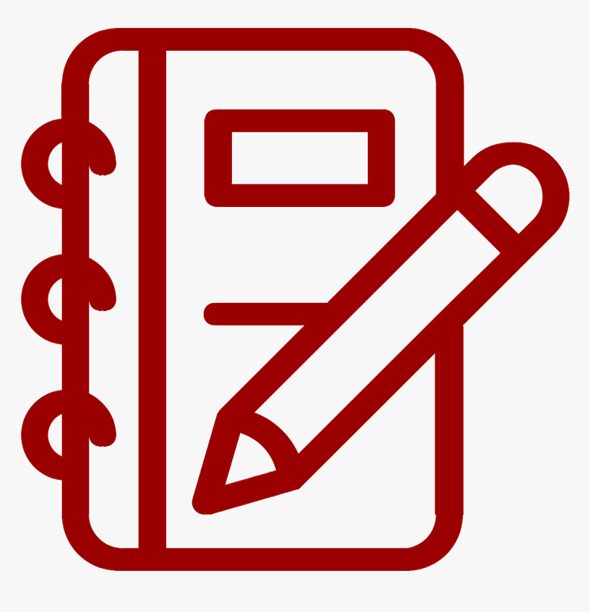 Journal Your Symptoms And Inr Readings Along With Coumadin/warfarin - Notes Png Icon Red, Transparent Png