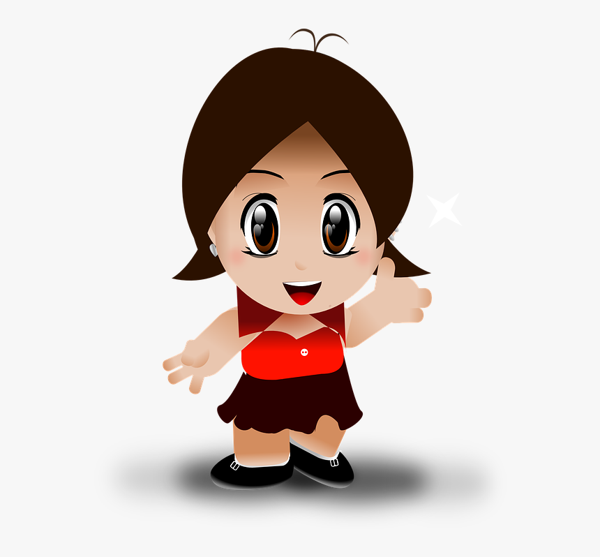 Girl2 - Animated Happy Daughters Day, HD Png Download