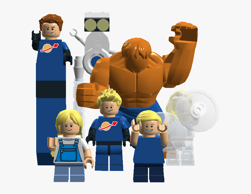 Lego Fantastic Four , Png Download - Cartoon, Transparent Png