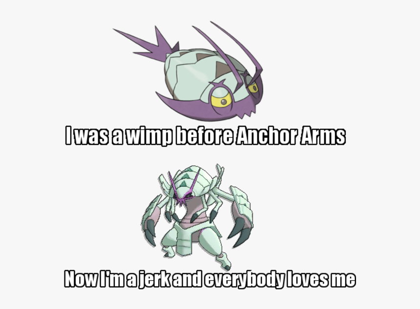 Owasawimp Before Anchor Arms Nowltmaferkandeverybody - Pokemon Sun And Moon Wimpod, HD Png Download