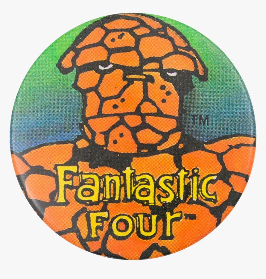 Fantastic Four Entertainment Button Museum - Thing, HD Png Download