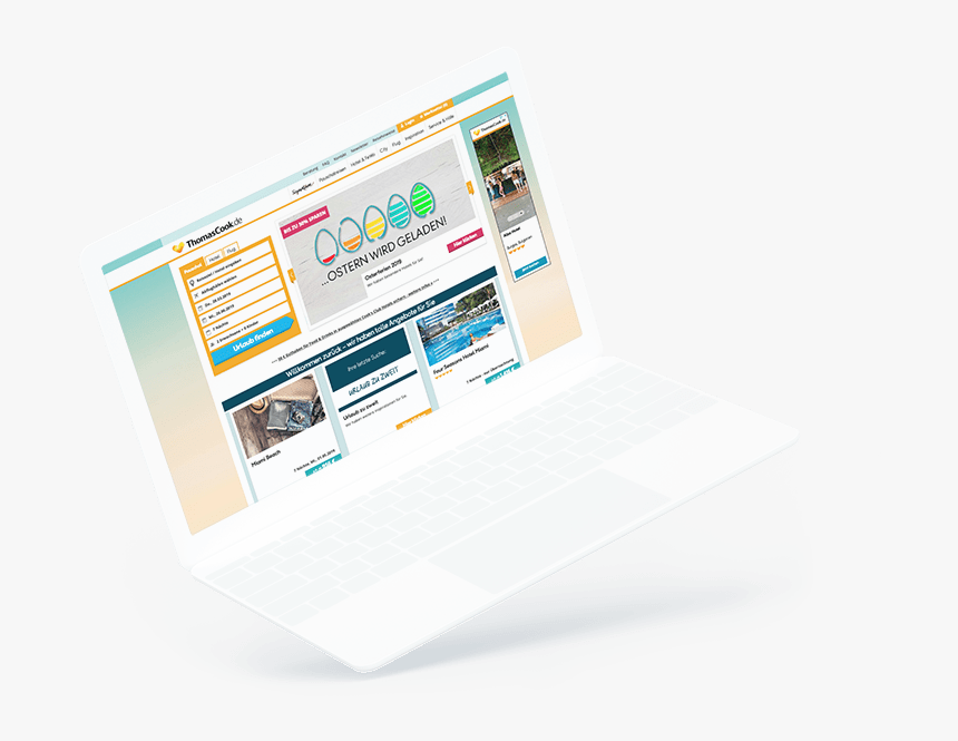 Case Study Thomas Cook Personalization Thomas Cook - Display Advertising, HD Png Download