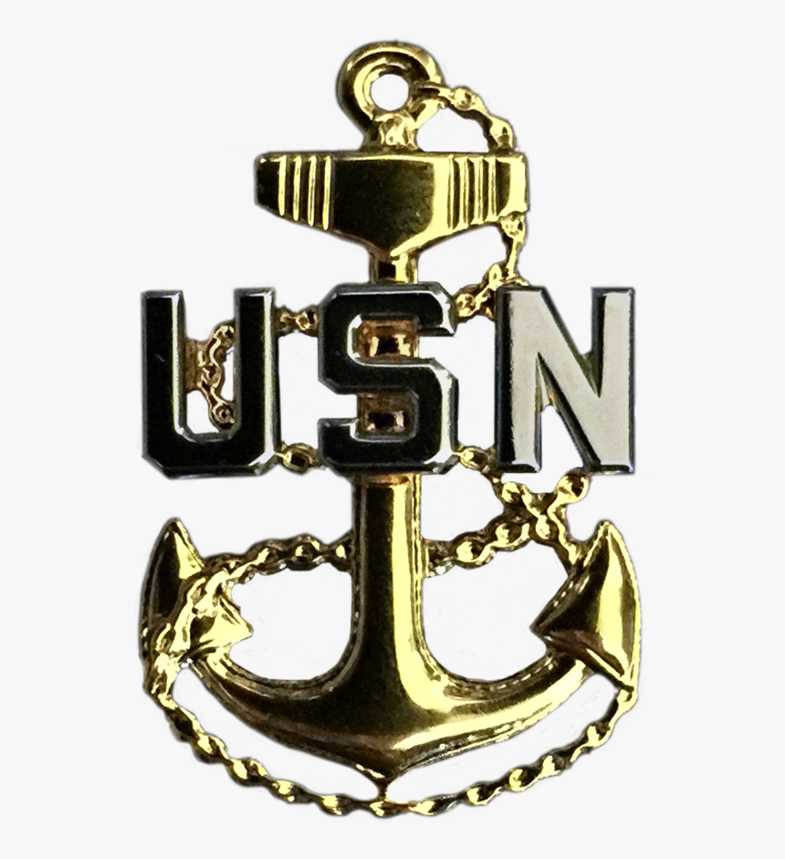 Crest - Navy Gold Fouled Anchor, HD Png Download
