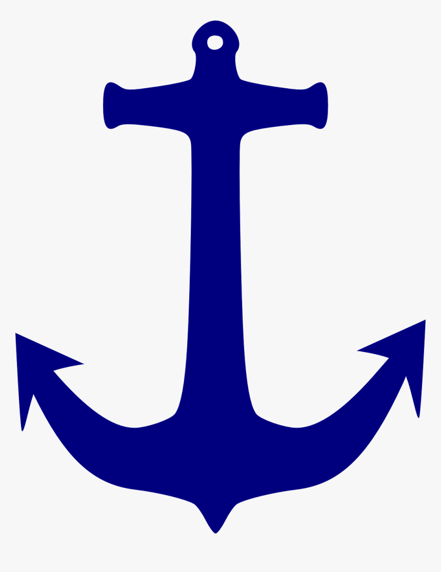 Anchor, Blue, Navy, Nautical, Link Anchor Clip Art, HD Png Download