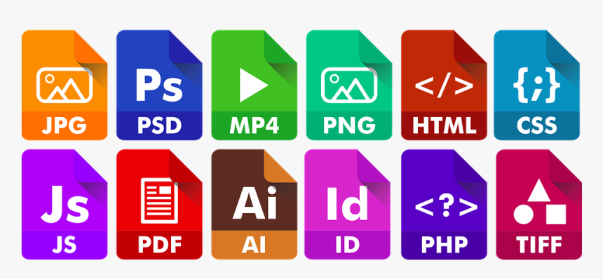 Icon, File, Extension, Document, Symbol, Set, Media - File Types, HD Png Download