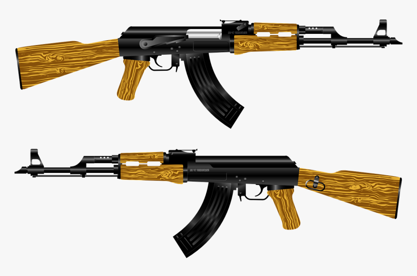 Gun, Rifles, Army, Soldier, Shot, Hunter, Armed, Sniper - Ak 47 Silhouette, HD Png Download