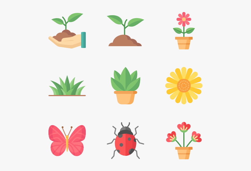 House Plants - Flat Icon Plants, HD Png Download