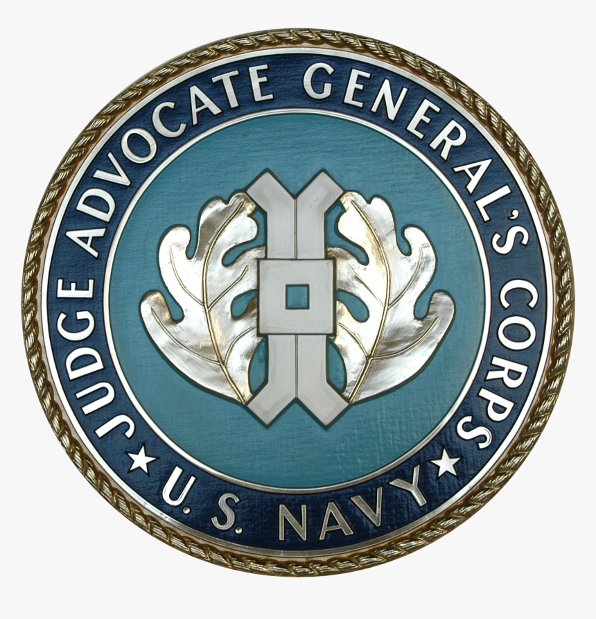 Seal Of The United States Navy Judge Advocate General - Judge Advocate General Corps Logo, HD Png Download