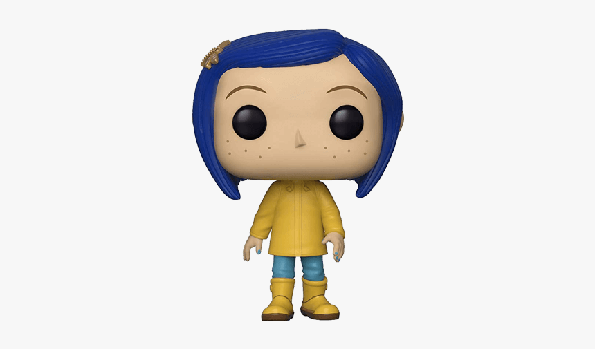 Coraline In Raincoat Pop Chase, HD Png Download
