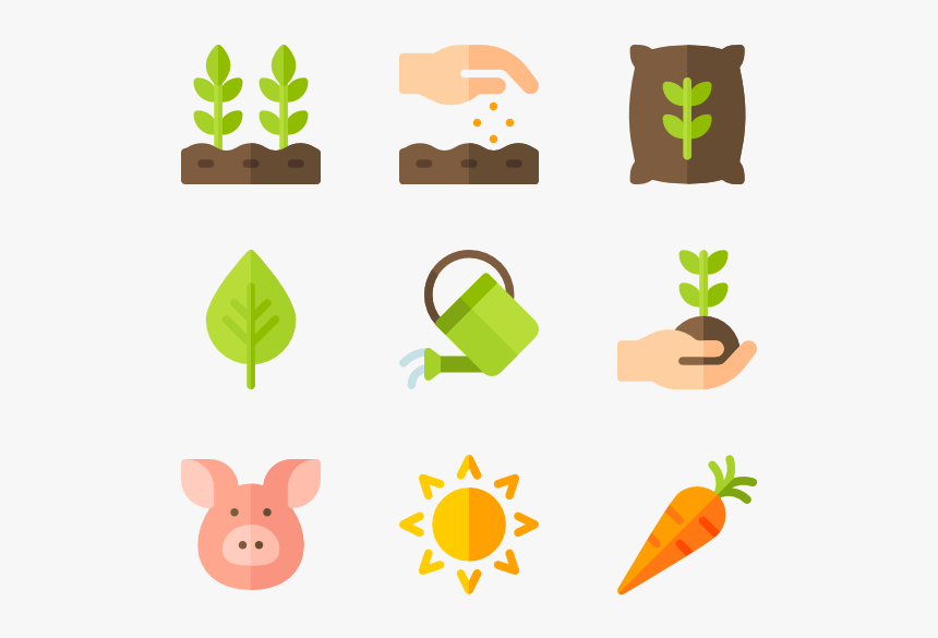 Gardening - Farmer Flat Icon Png, Transparent Png