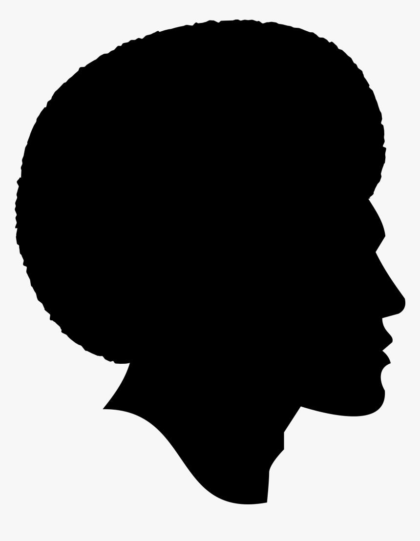 Black Silhouette Male Clip Art - Black Woman Silhouette Png, Transparent Png