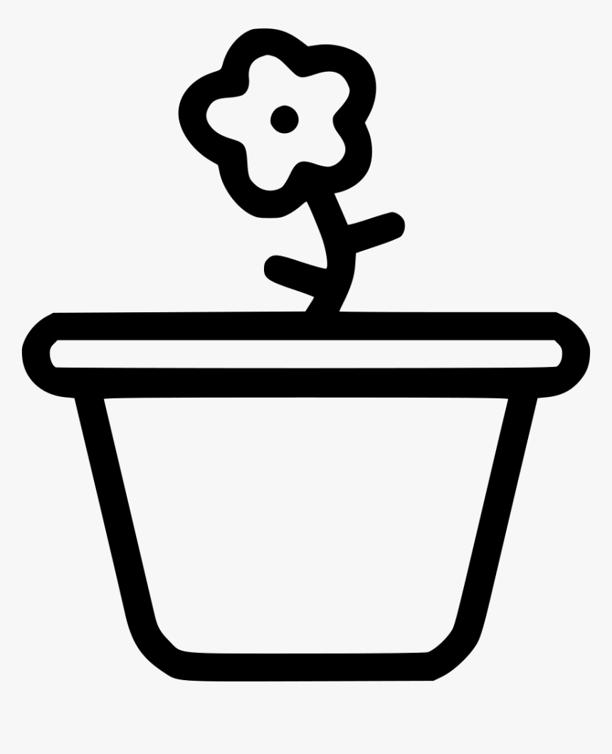Pot Flower Plant Garden, HD Png Download