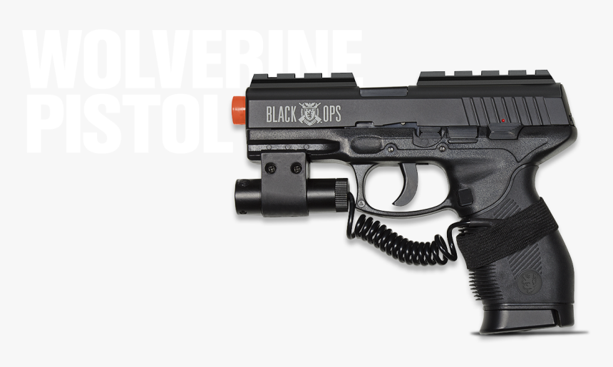 Wolverine Co2 Airsoft Pistol - Black Ops Airsoft Glock, HD Png Download