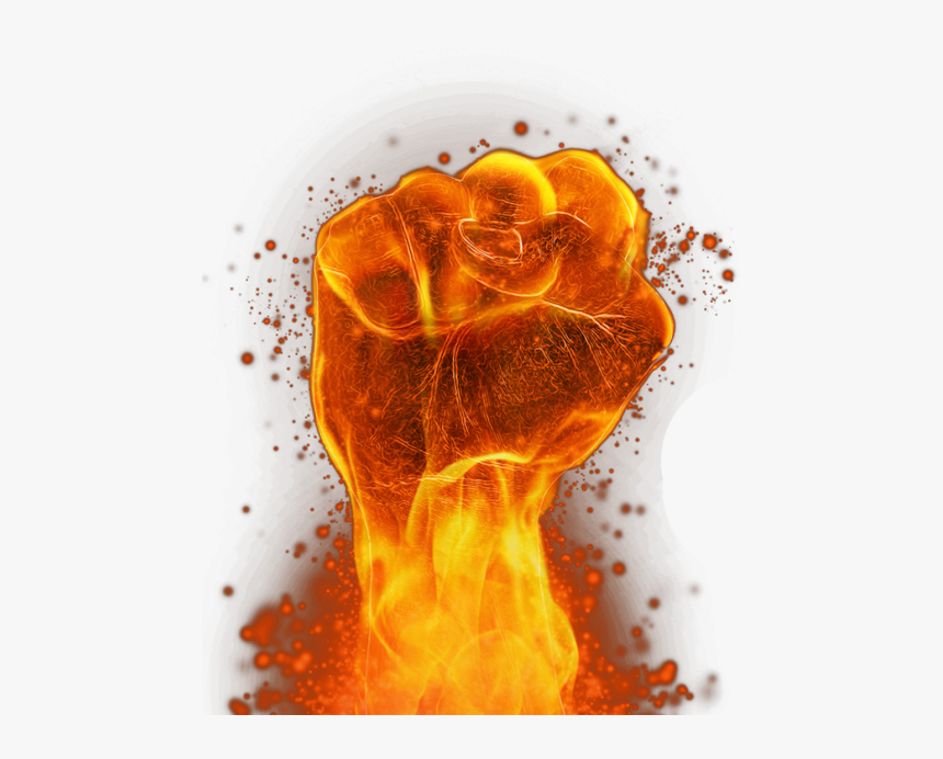 Transparent Fire Hand Png Image Free Download Searchpng - Hand On Fire Png, Png Download