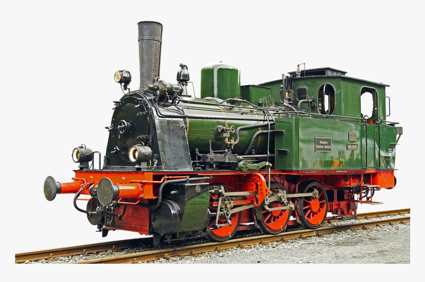 Old Train Png - Old Locomotive Steam Trains, Transparent Png
