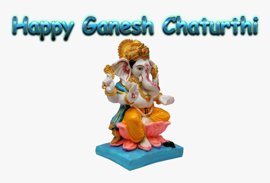 Ganesha Chaturthi 2018 Png - Ganpati Bappa Png For Editing, Transparent Png