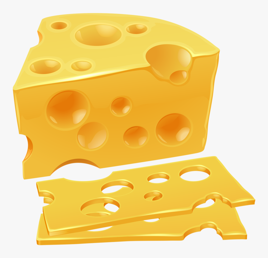Gruyxe Re Sandwich Blocks Of Gruyxere And - Sliced Cheese Clipart, HD Png Download